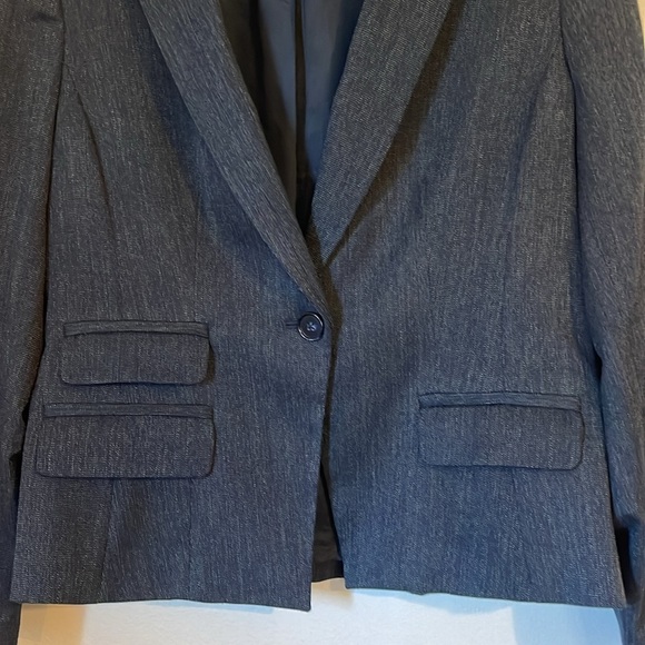 🌹Anne Klein Stretch Gray Blazer - Picture 2 of 6
